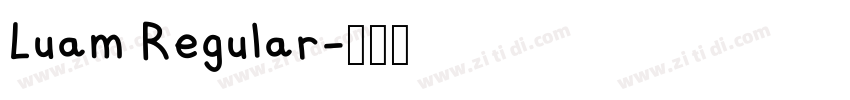 Luam Regular字体转换 Luam Regular字体转换